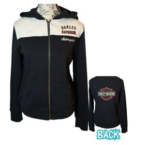 Harley-Davidson Black and White Hoodie